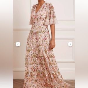Needle & Thread Enchanted Meadow Beaded Dress